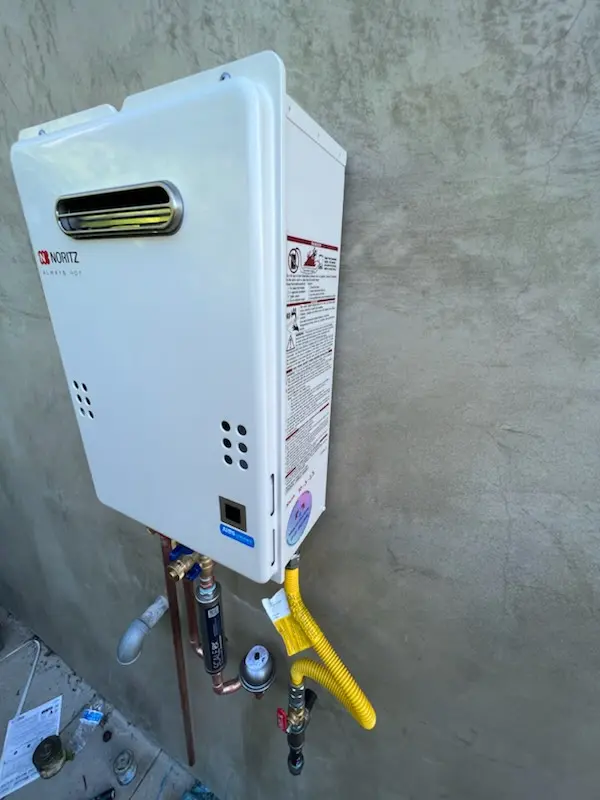 Tankless water heater installation for Fallon homes